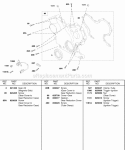 Gear Cover Diagram and Parts List for 522447-0105-E2  Briggs and Stratton Engine